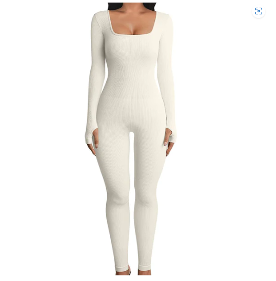 Cotton Long Sleeve Jumpsuit