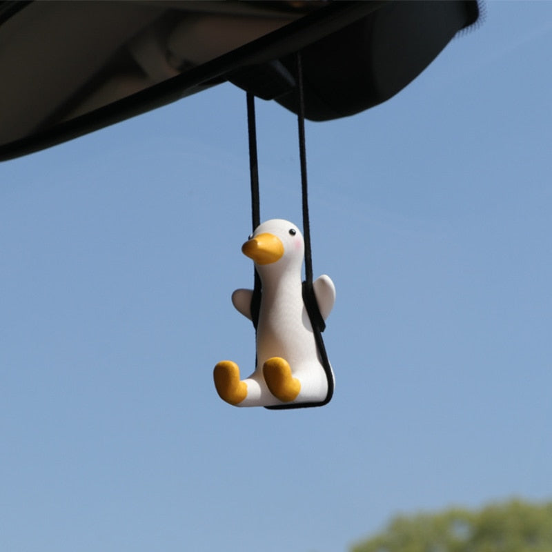 Swinging Duck Car Pendant