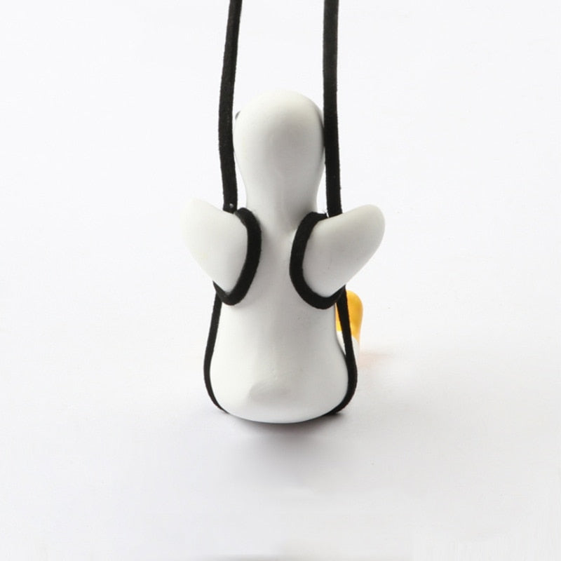 Swinging Duck Car Pendant