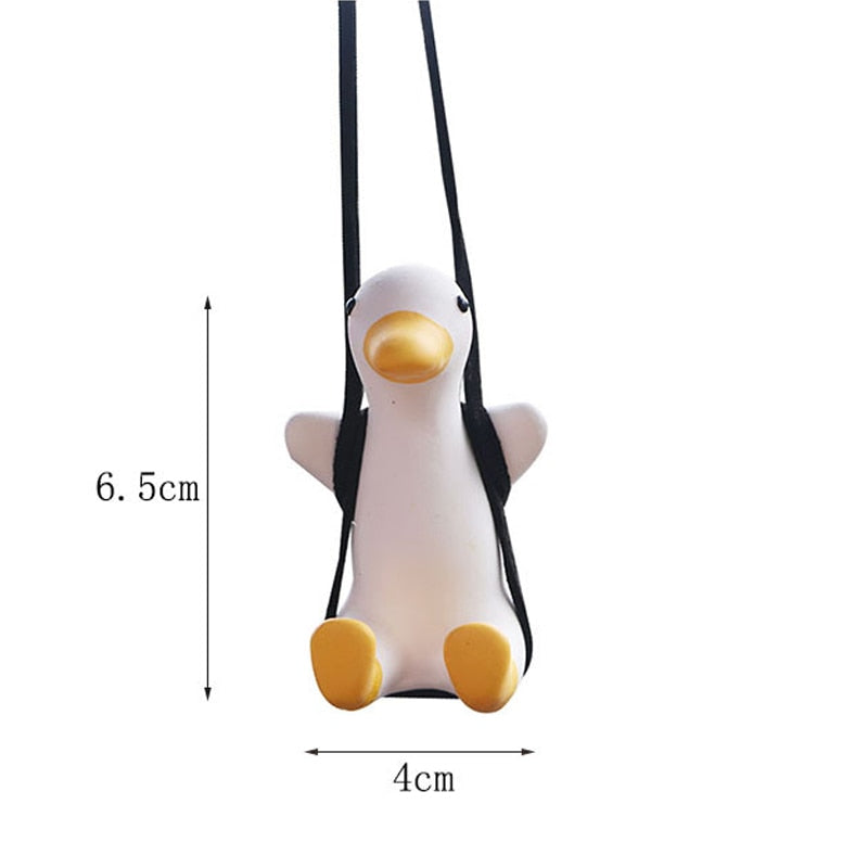 Swinging Duck Car Pendant