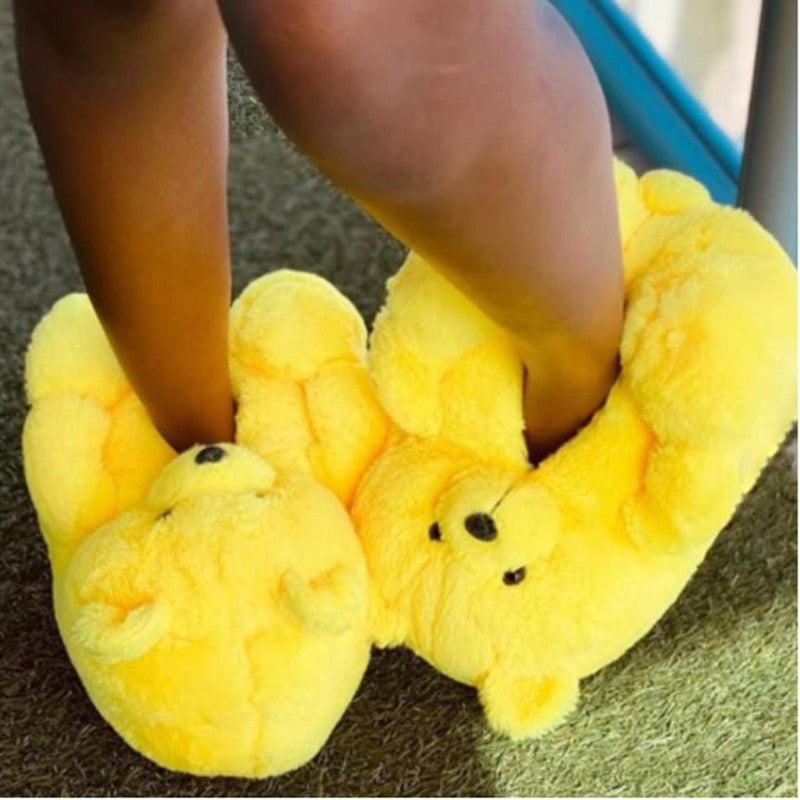 Teddy Bear Slippers