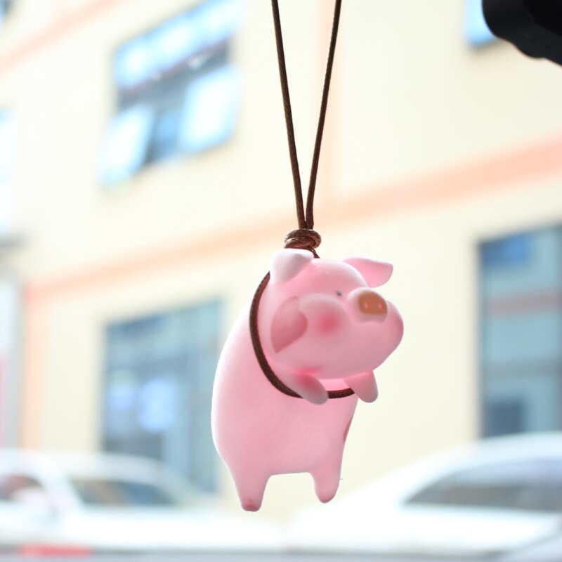 Swinging Pig Car Pendant