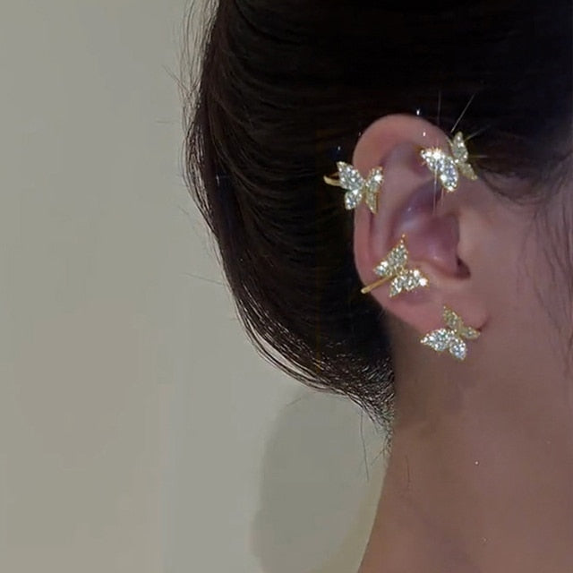 Butterfly Ear Cuffs