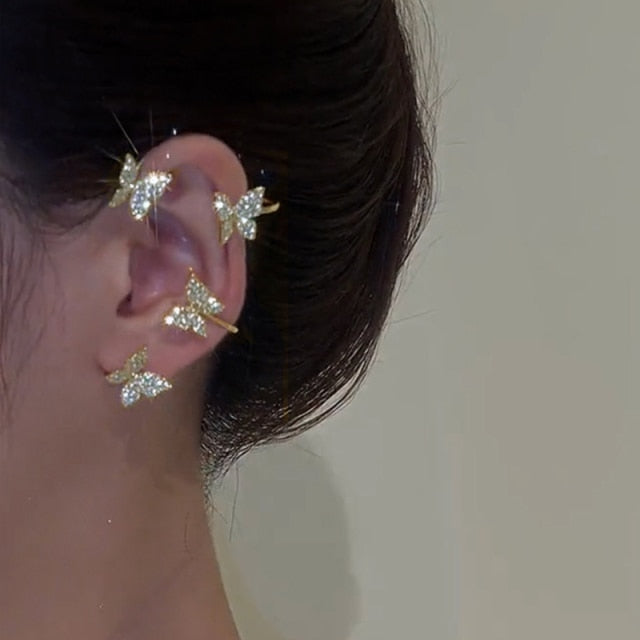 Butterfly Ear Cuffs