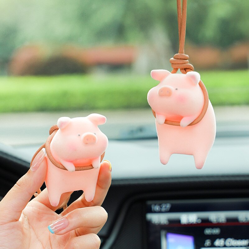 Swinging Pig Car Pendant