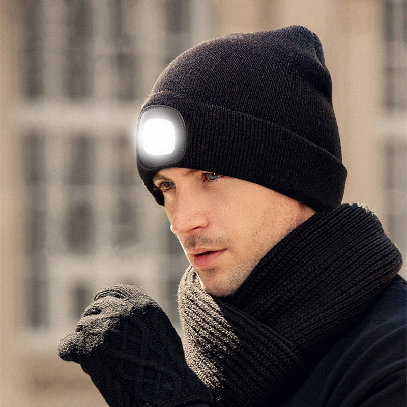 LED Lighted Beanie