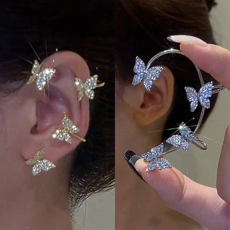 Butterfly Ear Cuffs